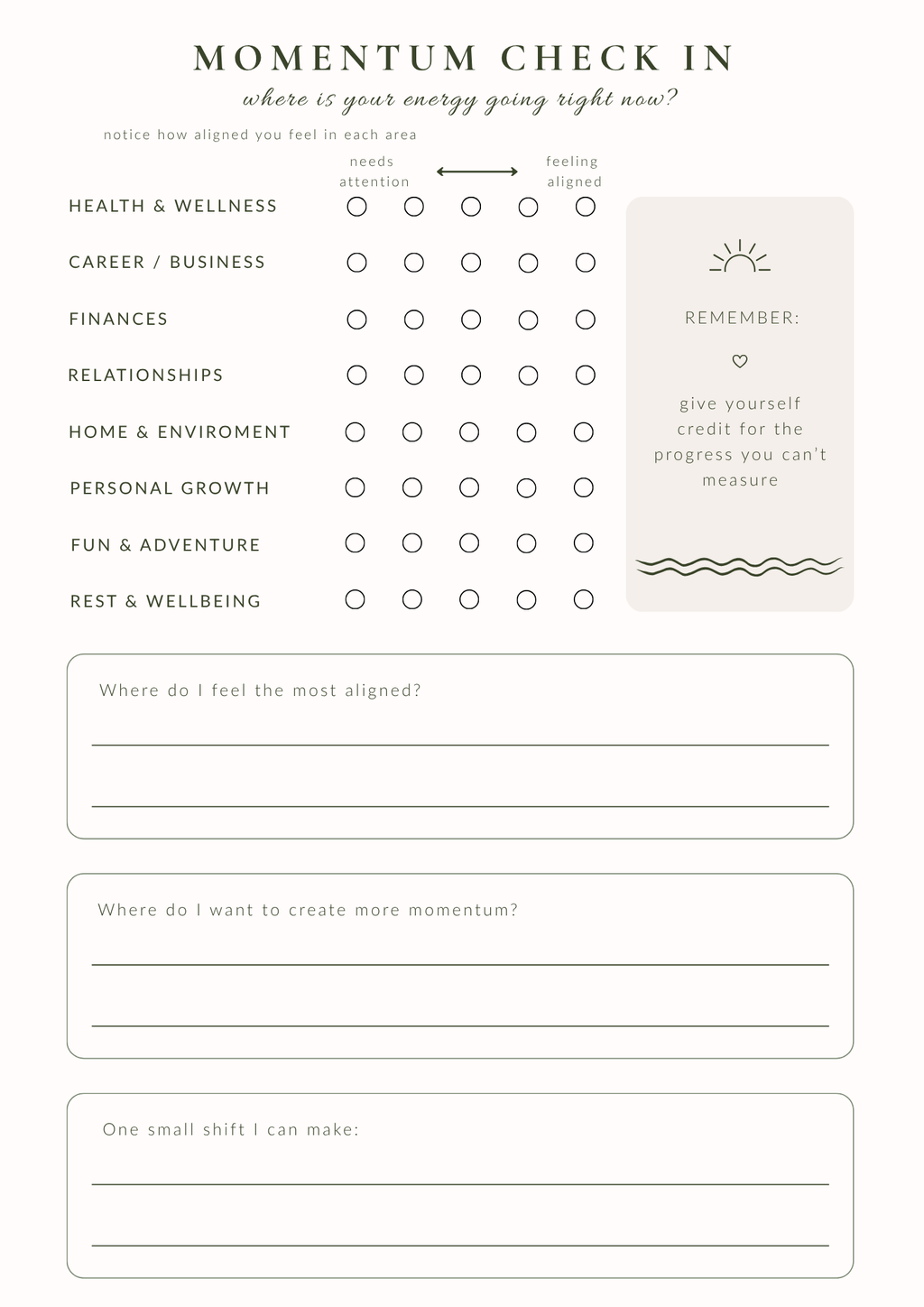 The Weekly Planner