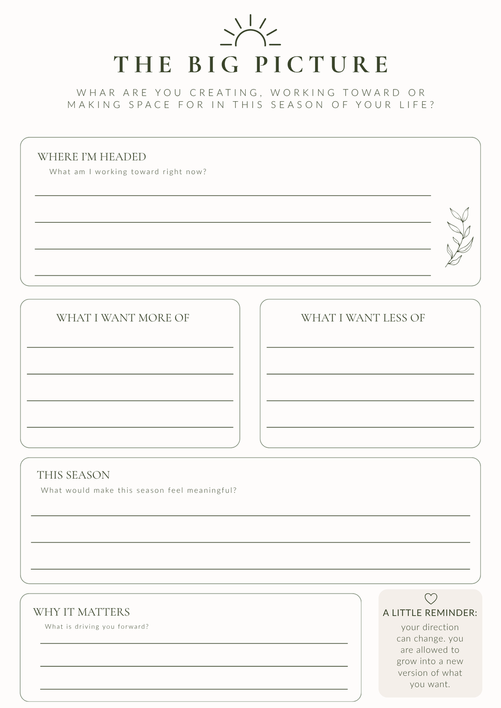 The Weekly Planner