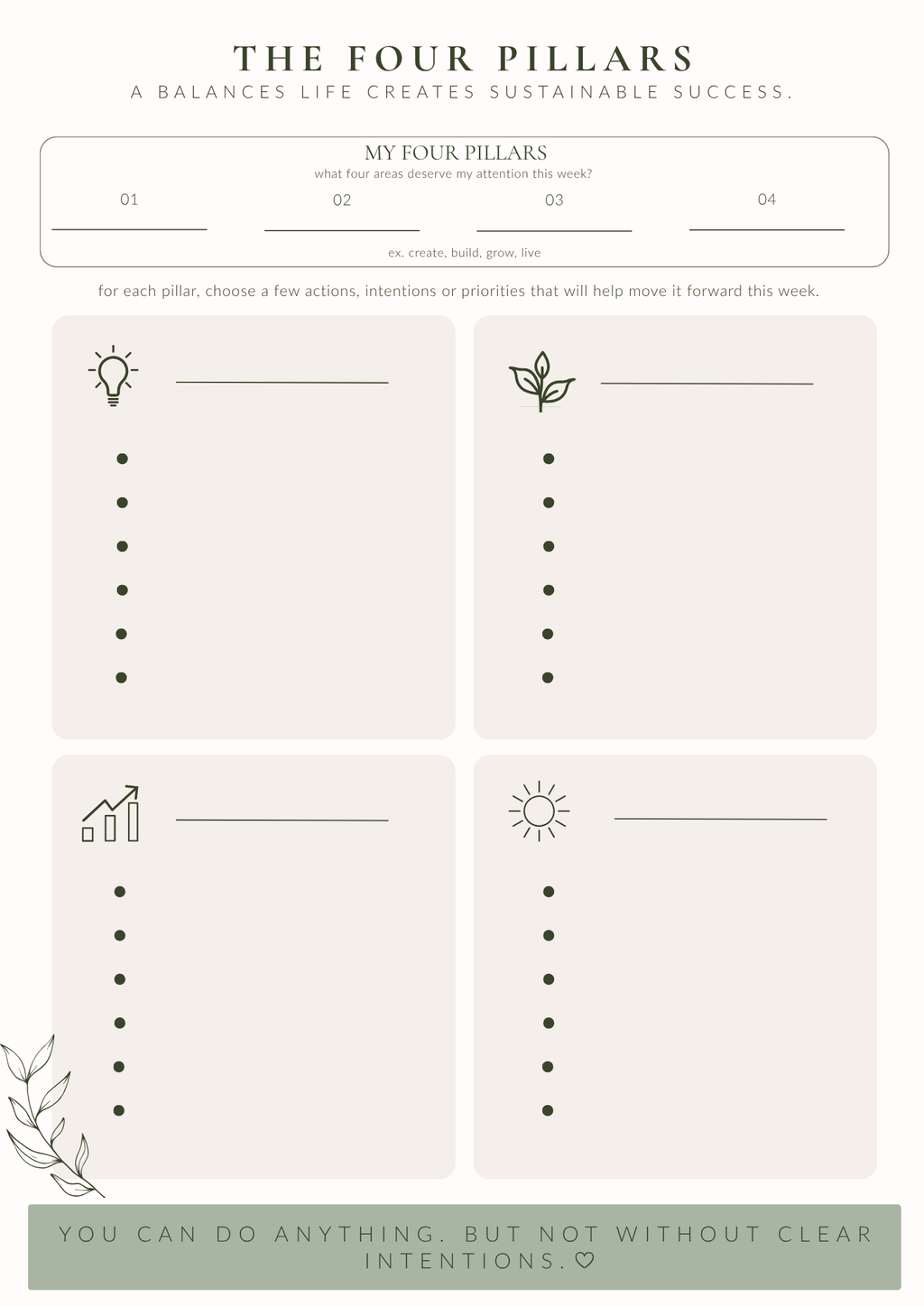 The Weekly Planner