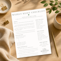 Weekly Reset Checklist